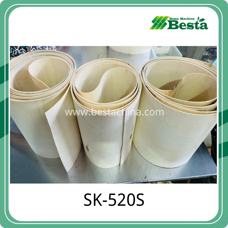 SK-520S High Precision Card Servo Wood Rotary Cutting Machine (CNC Type）