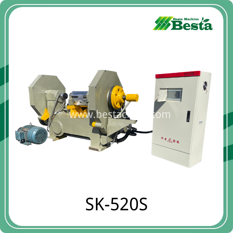 SK-520S High Precision Card Servo Wood Rotary Cutting Machine (CNC Type）