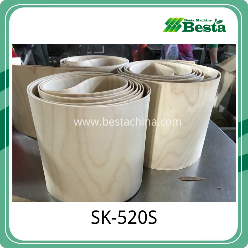 SK-520S High Precision Card Servo Wood Rotary Cutting Machine (CNC Type）