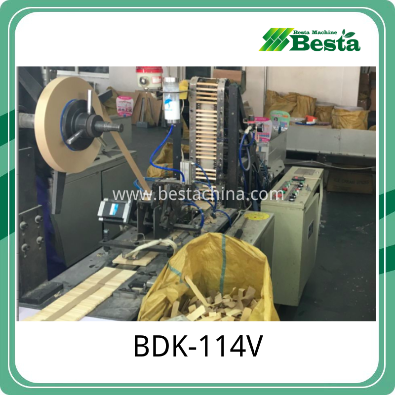 BDK-114V Tongue Depressor Stick Bundling Machine