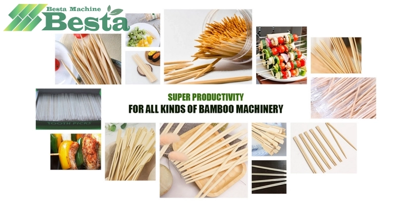 Bamboo BBQ Stick Making Machine Line How Bamboo Skewers Are Manufactured