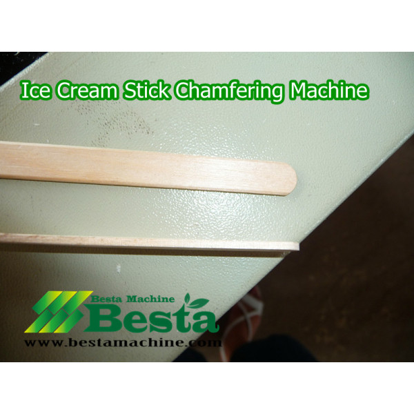 Ice cream Stick Chamfering Machine, Ice cream stick machine