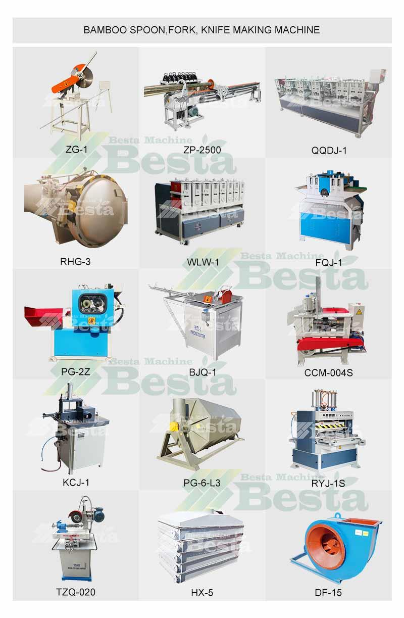 Bamboo Spoon,Fork, Knife Making Machine2