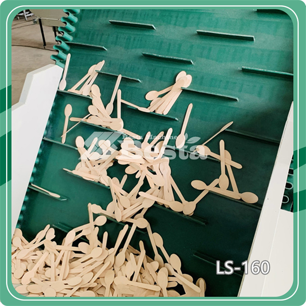 LS-160 Disposable wooden spoon fork and knife order arranging machine