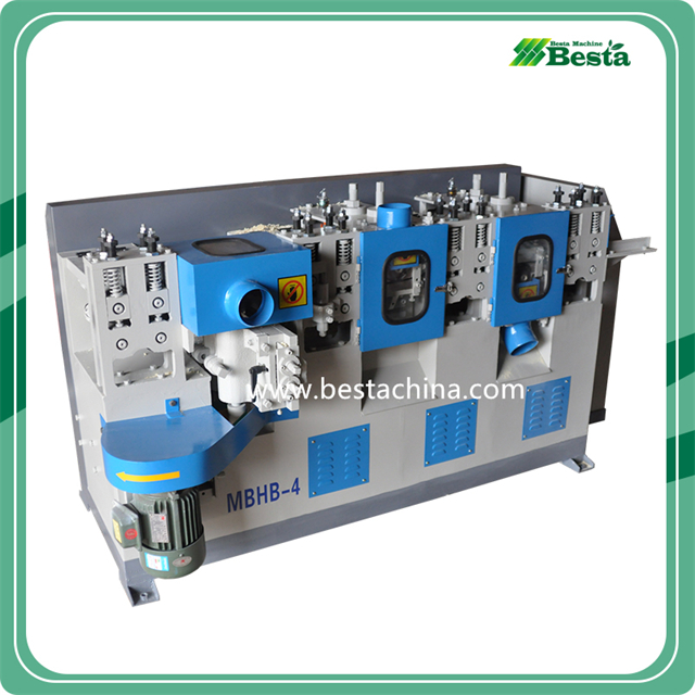 MBHB-4 High Speed Bamboo Strip Further Planing Machine