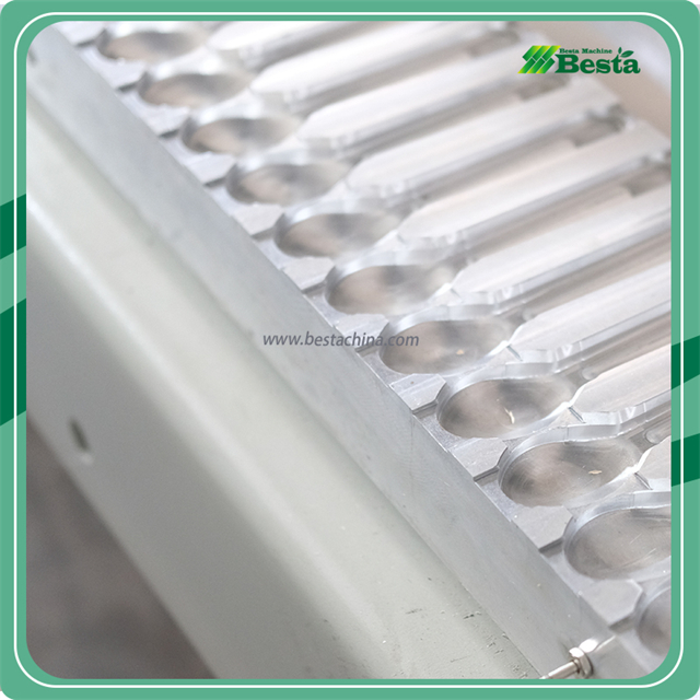 ASP-300B Fully Automatic Wooden Spoon Hot Pressing Machine two side hot pressing