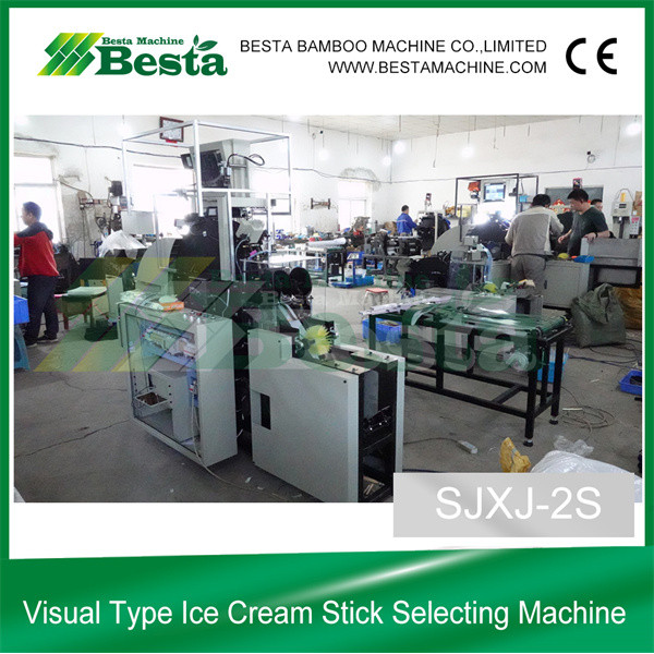Two-Lens Type Visual Wooden Ice Cream Stick Selecting Machine