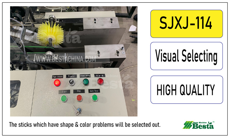VISUAL ICE CREAM STICK SELECTING MACHINE