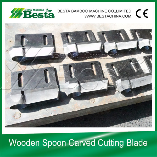 Disposable Wooden Spoon Carved Cutting Blade