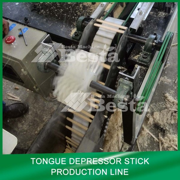 Wooden Tongue Depressor Stick Machine