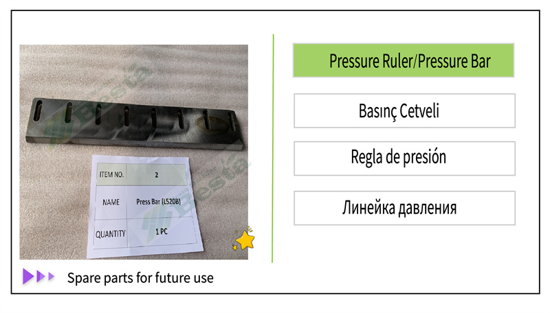 Accessories for wood rotary cutting machine