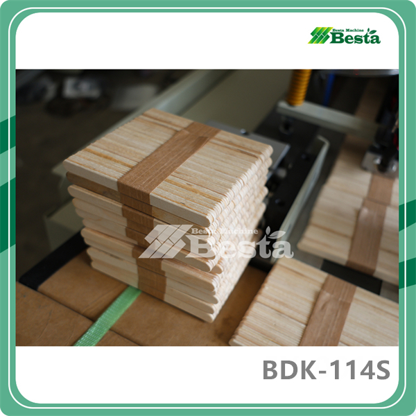 BDK-114S Wooden Tongue Depressor Stick Bundling Machine