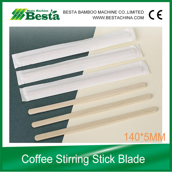 Wooden Coffee Stirring Stick Making Blade