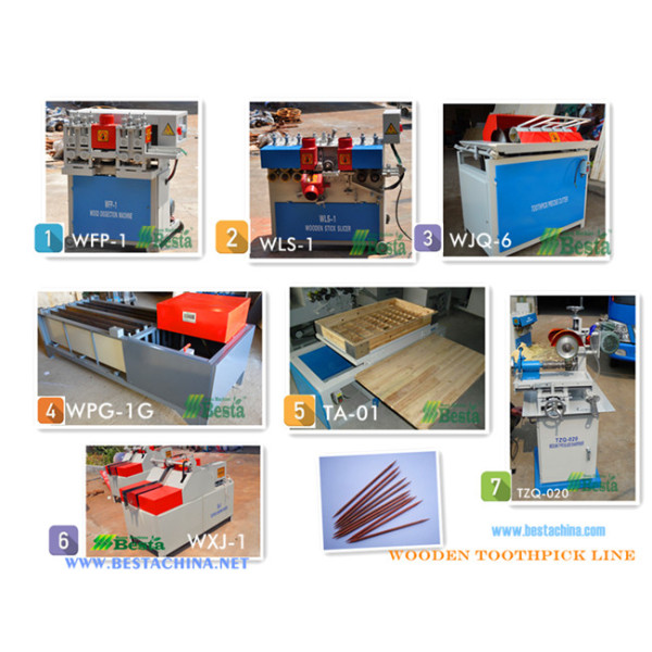 Wooden Toothpick Production Line, Toothpick Machine