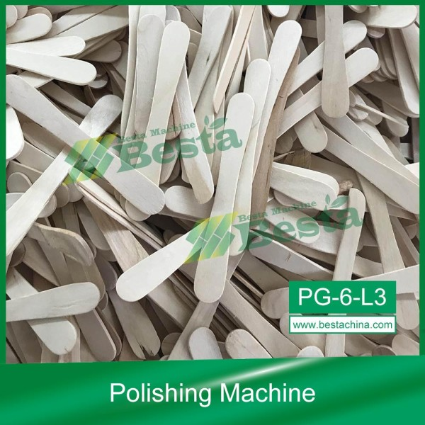 Wooden Coffee Stirring Stick Polishing Machine