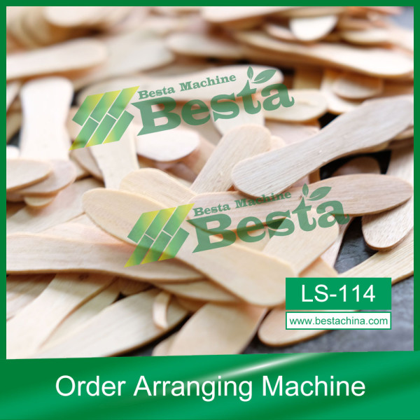 Wooden Ice Cream Stick Order Arranging Machine，Ice Cream Stick Making Machine