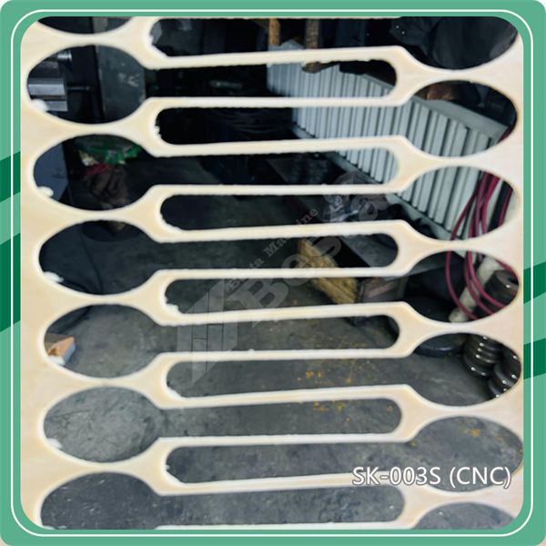 SK-003S CNC Wooden Spoon Carved Cutting Machine for disposable spoon making