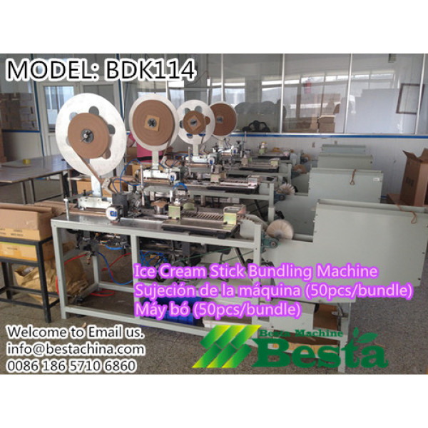 Ice-Cream Stick Bundlling Machine BDK114