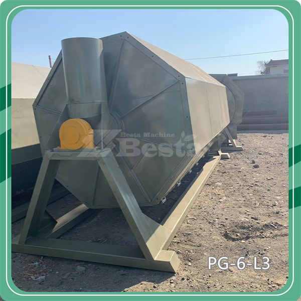 PG-6-L3 Disposable Wooden Spoon Fork And Knife Polishing and Drying Machine