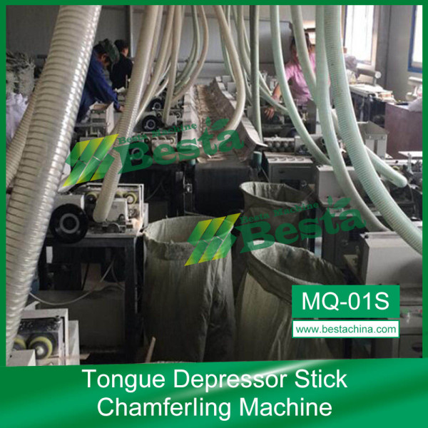 Tongue Depressor Stick Chamfering Machine，Ice Cream Stick Making Machine