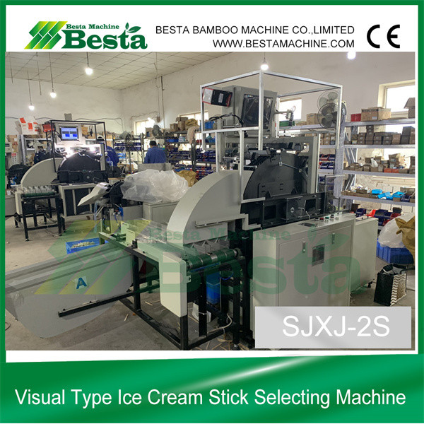 Two-Lens Type Visual Wooden Ice Cream Stick Selecting Machine