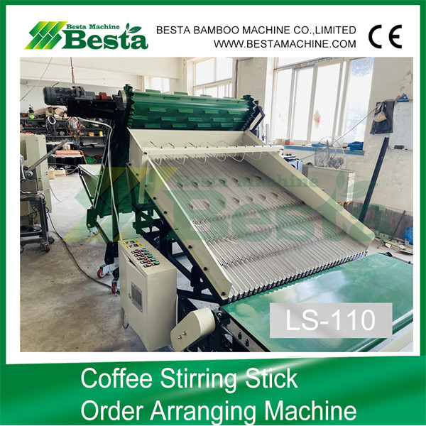 LS-110 Wooden Coffee Stirring Stick Order Arranging Machine