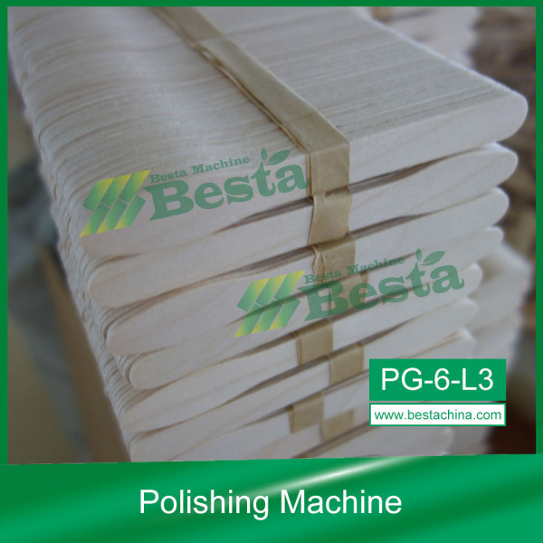 Wooden Ice Cream Stick Polishing Machine