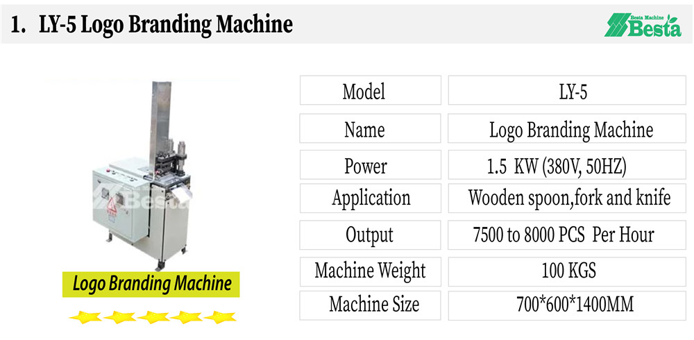wooden spoon logo branding machine